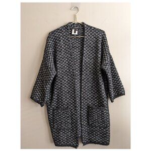 BGBGMaxazria checkered weave cardigan